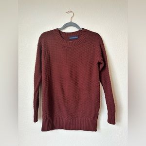 United by Blue maroon sweater
